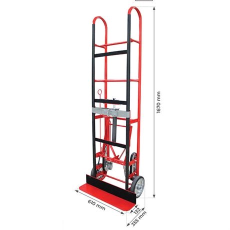 Diable acier charge lourde et encombrante 400 kg