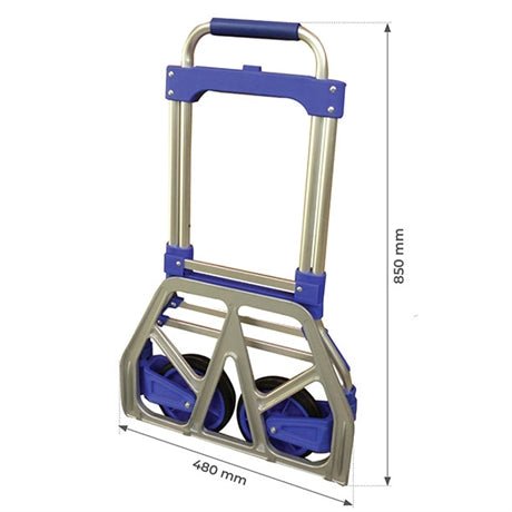 Diable aluminium télescopique et pliable 120 kg