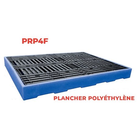 Plancher de rétention polyéthylène charge 1000 kg