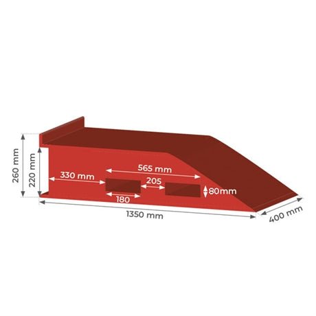 Rampe de surélévation 15000 kg