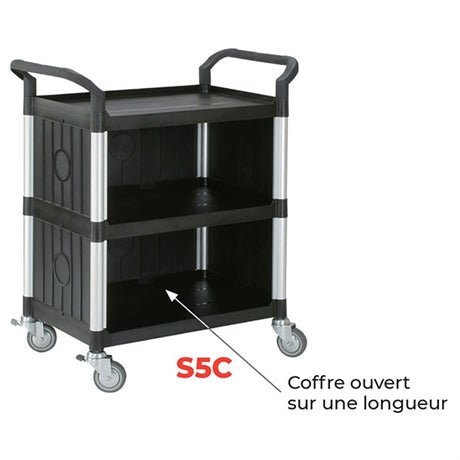 Servante polyvalente 250 kg coffre ouvert petit