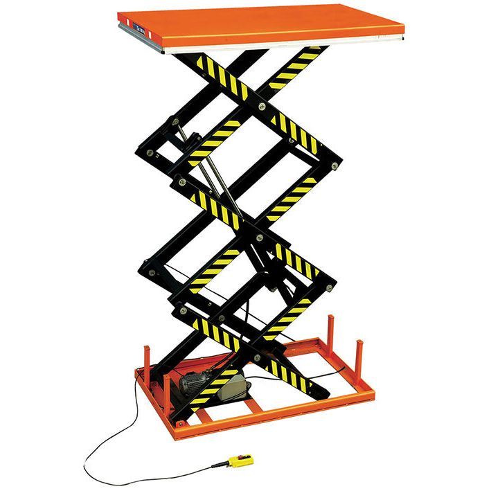 Table élévatrice électrique triple ciseaux 1000 kg